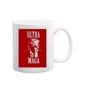 Donald Trump Mugshot Mug 2024 Arrest Funny Political Mug Ultra Maga 2024